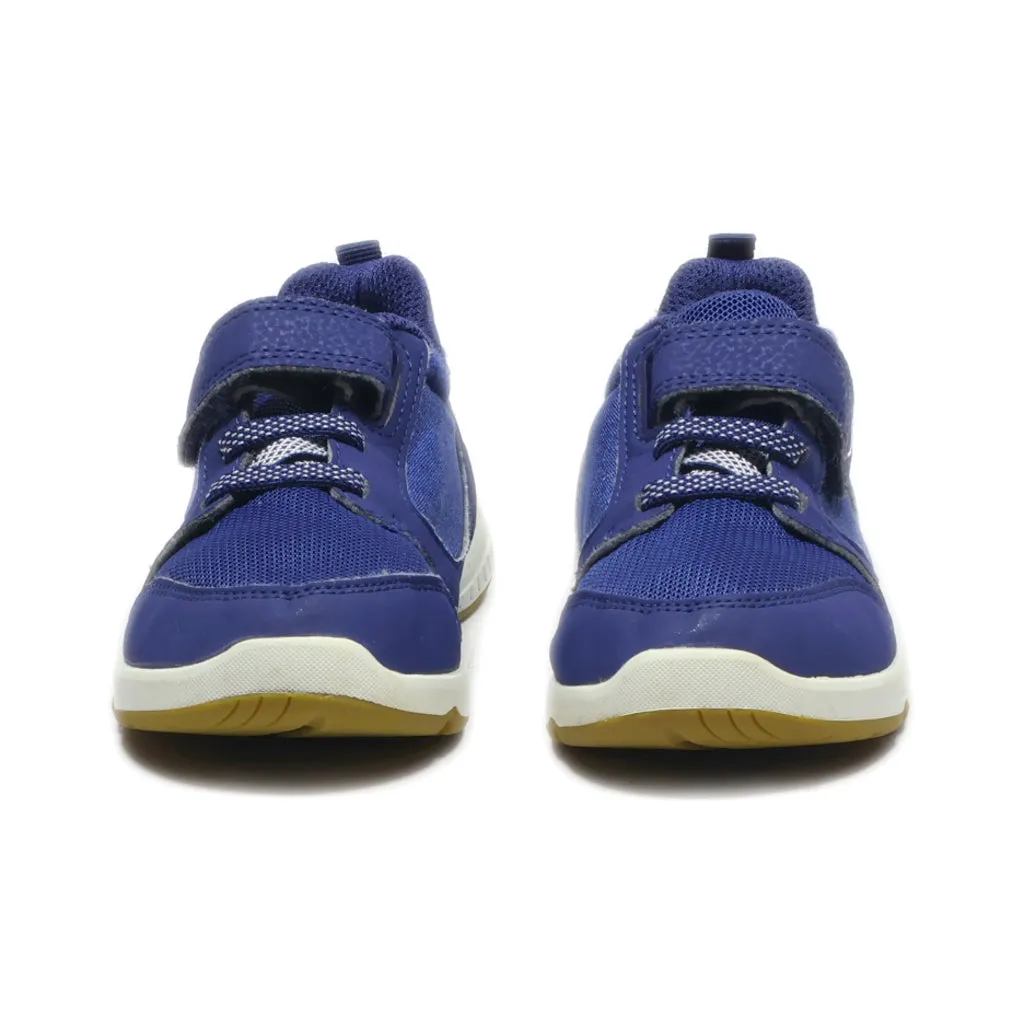 Decathlon Sneakers 550 I Move Baby Navy Blue Sneakers Leather Blue Colour For Kids