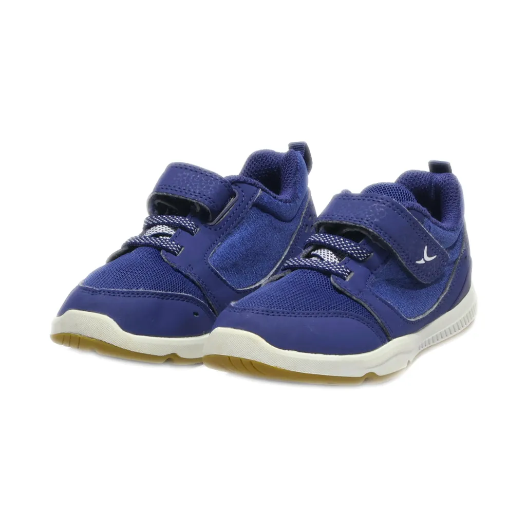 Decathlon Sneakers 550 I Move Baby Navy Blue Sneakers Leather Blue Colour For Kids