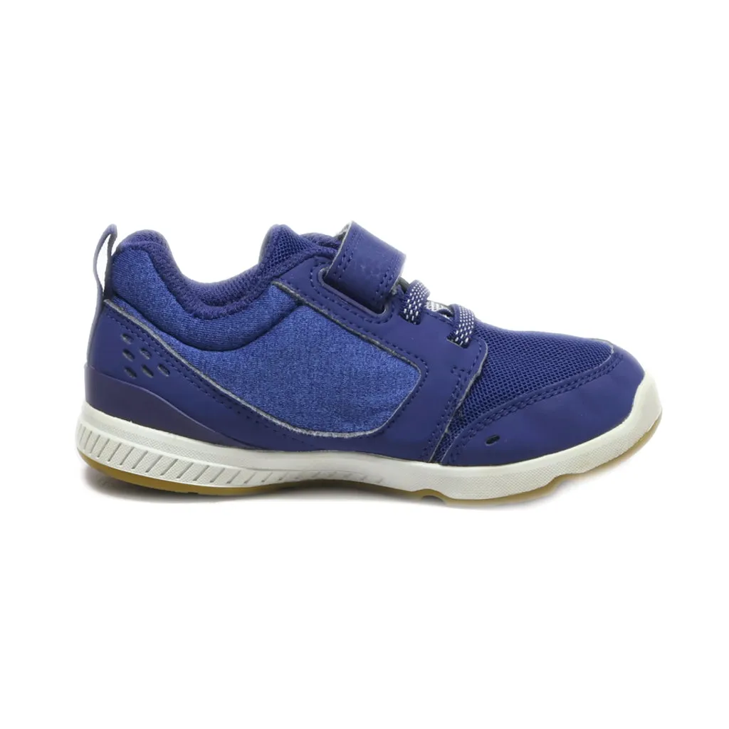 Decathlon Sneakers 550 I Move Baby Navy Blue Sneakers Leather Blue Colour For Kids