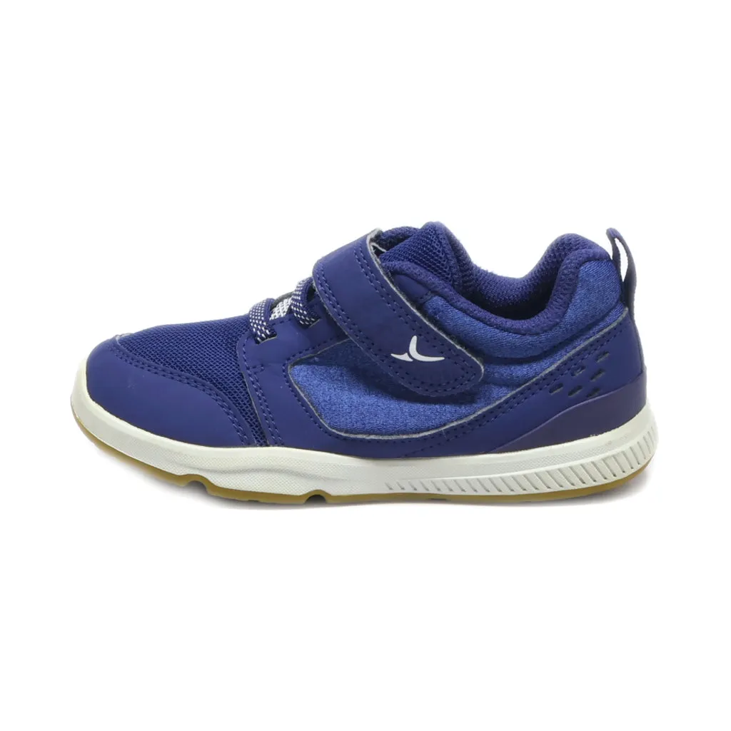 Decathlon Sneakers 550 I Move Baby Navy Blue Sneakers Leather Blue Colour For Kids