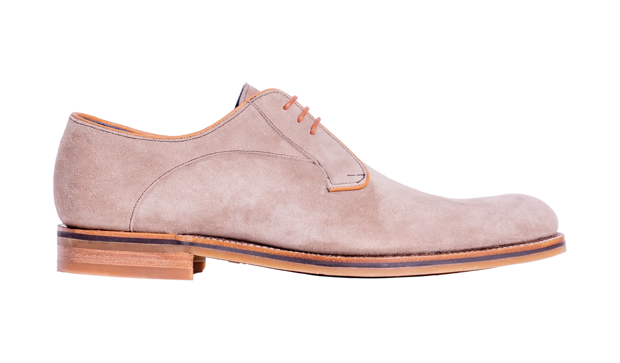 Derby - Parchment Suede