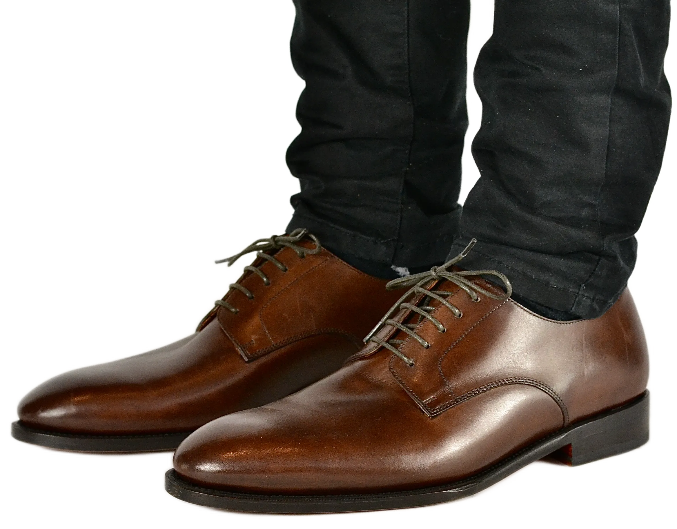 Derby shoe | mocha | Box calf