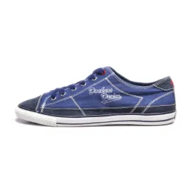 Dockers Low-Top Sneakers Canvas Blue Colour For Men