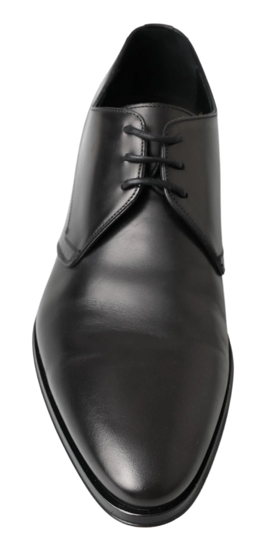 Dolce & Gabbana Black Derby Formal Dress Shoes