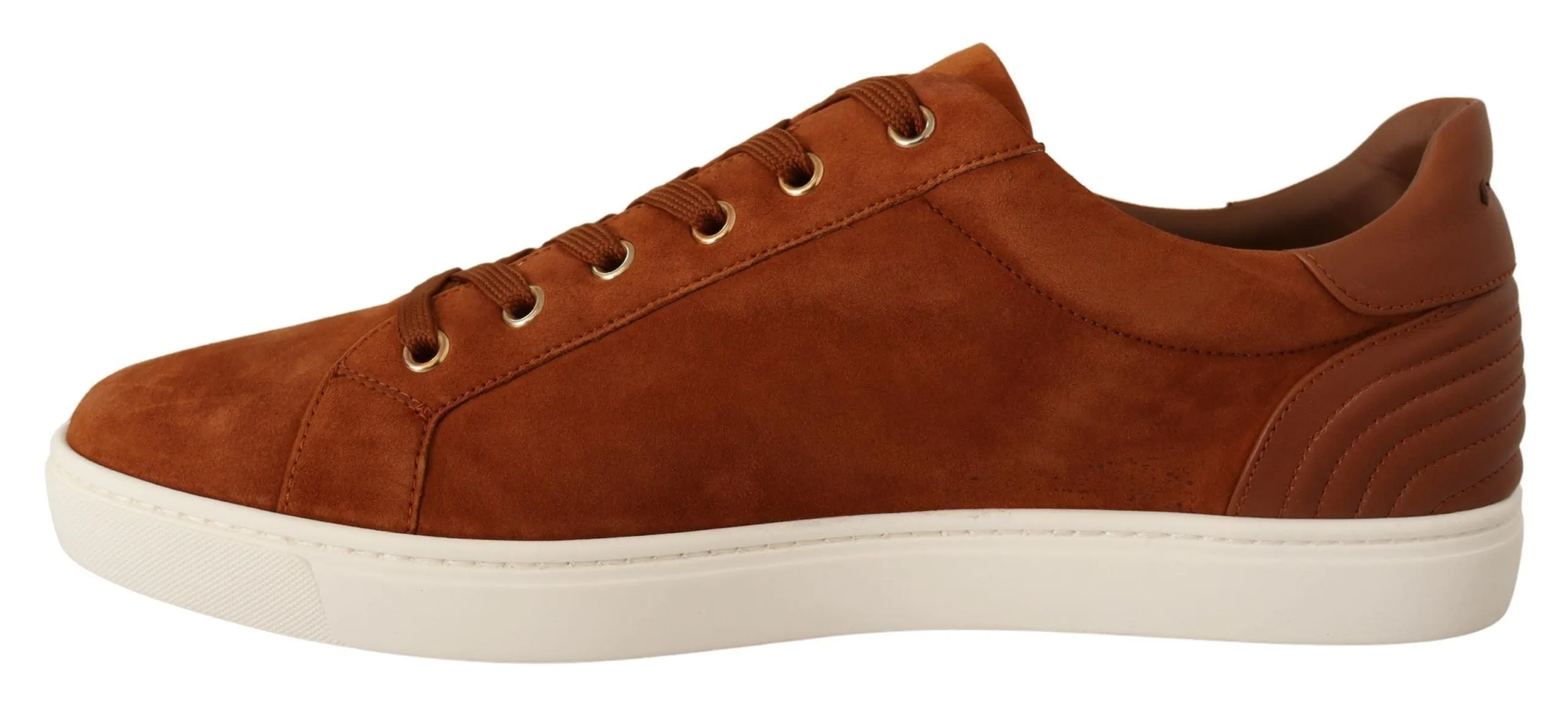 Dolce & Gabbana Elegant Light Brown Leather Sneakers