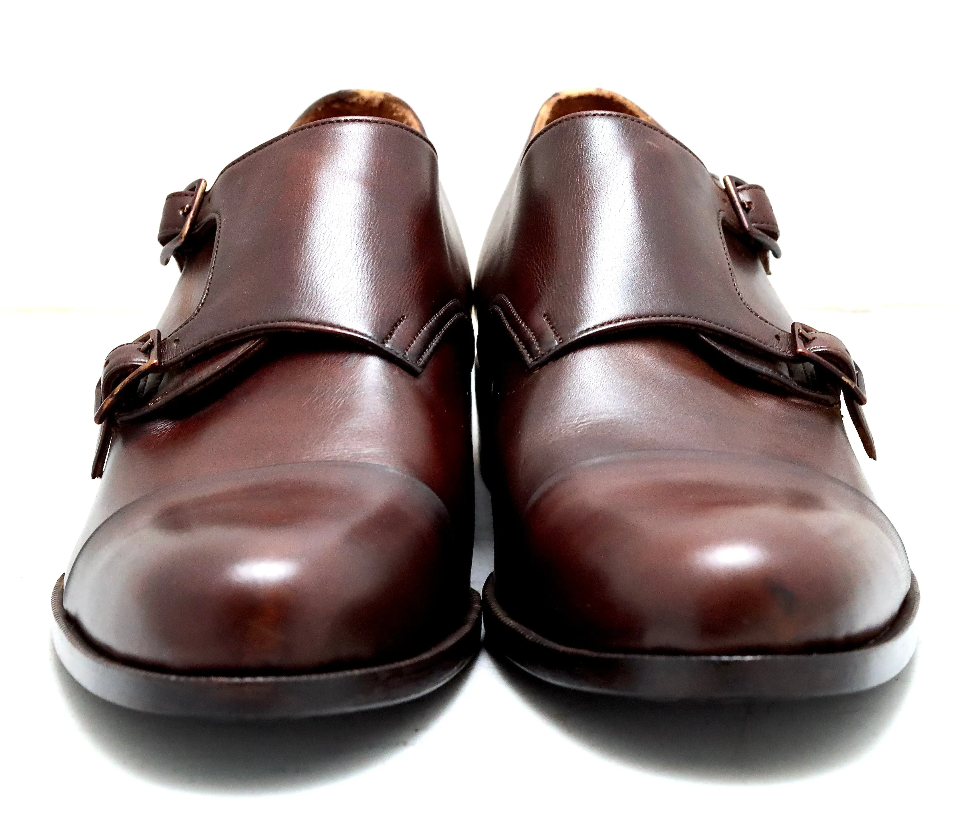 Double Monk  |  burgundy brown | box calf