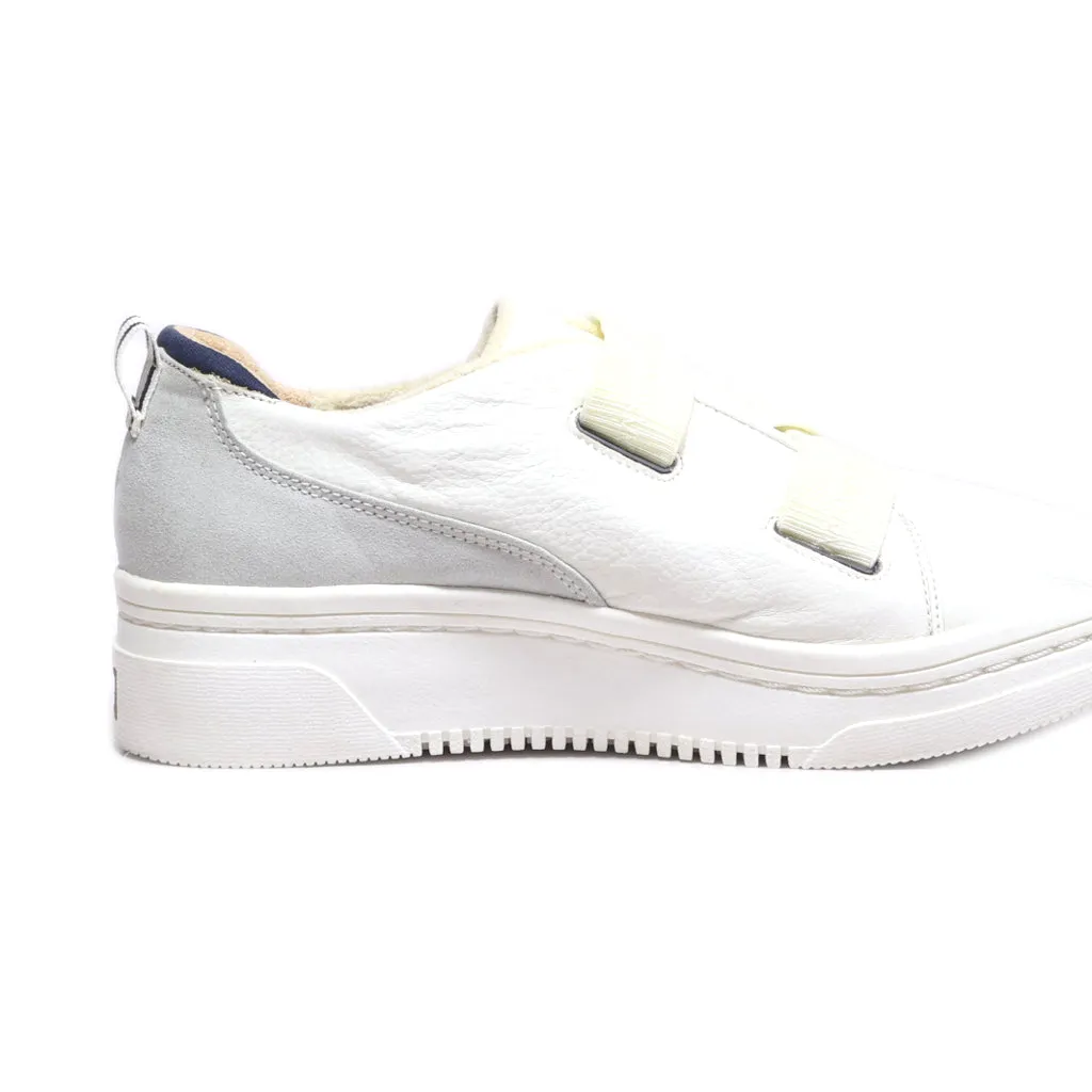 Dr. Scholl'S Low-Top Sneakers Leather White Colour For Women