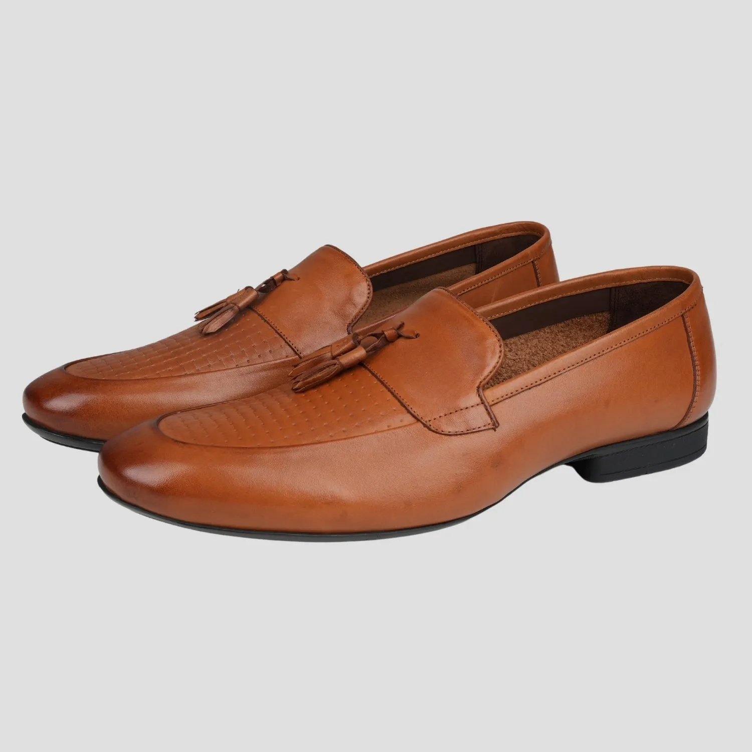 Ezok Leather Brown formal Shoes For Men