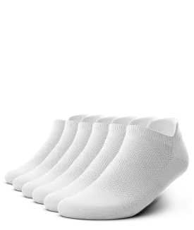 Flagship Ankle Socks White 6-Pack