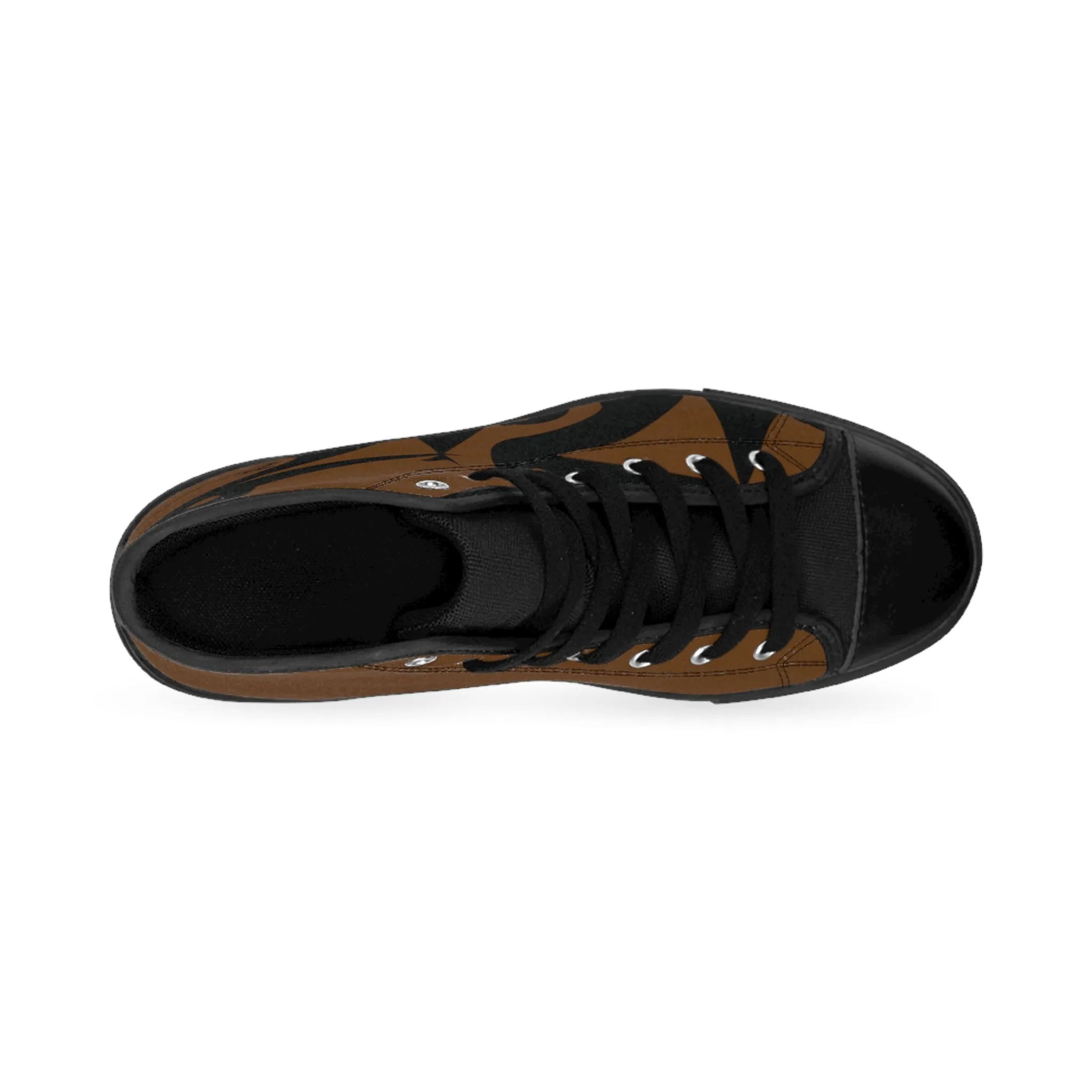 GRUMONH Men's Classic Sneakers Brown