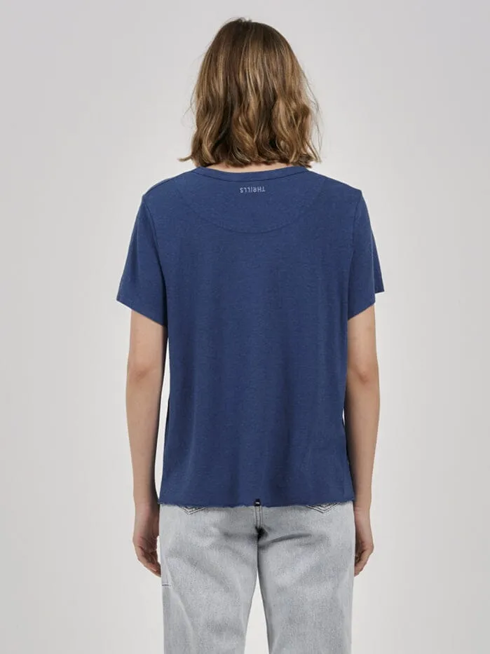 Hemp Lightweight Relaxed Tee - Botanical Blue