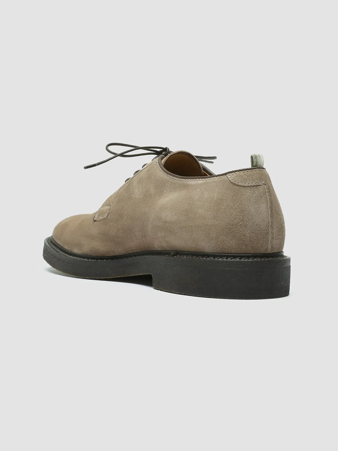 HOPKINS FLEXI 201 - Taupe Suede Derby Shoes