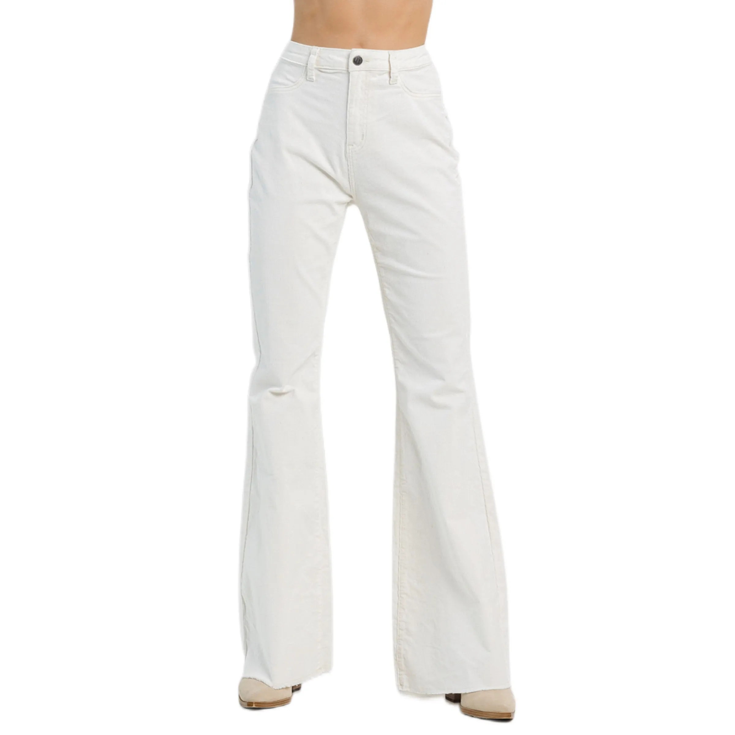 Jelly Jeans Corduroy Flare in Cream White Size 1, 3, 5, 7, 9, 11, 13