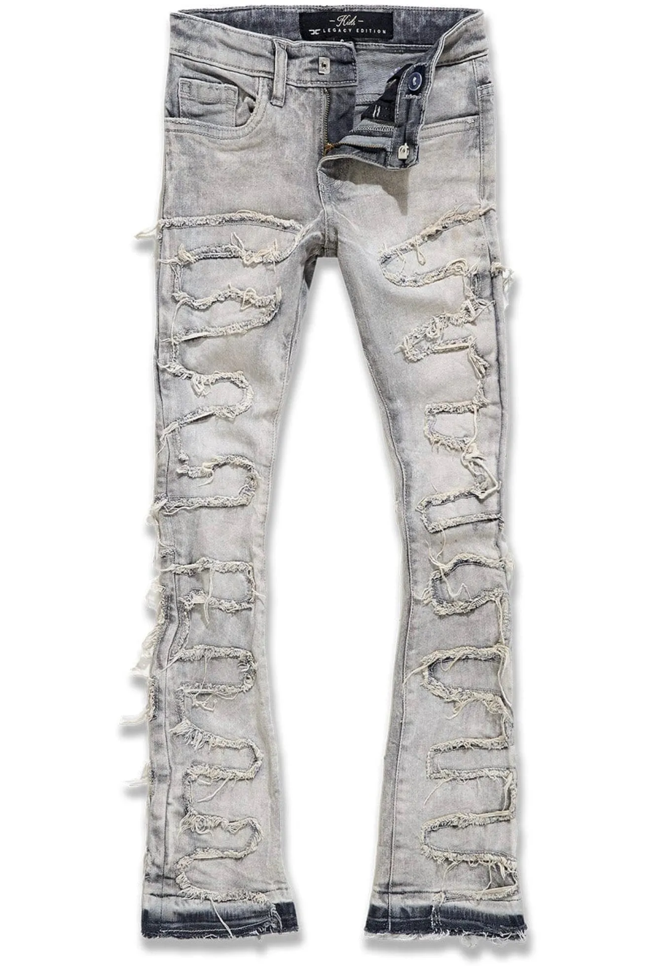 Jordan Craig - Kids Jeans - Stacked - Bone White