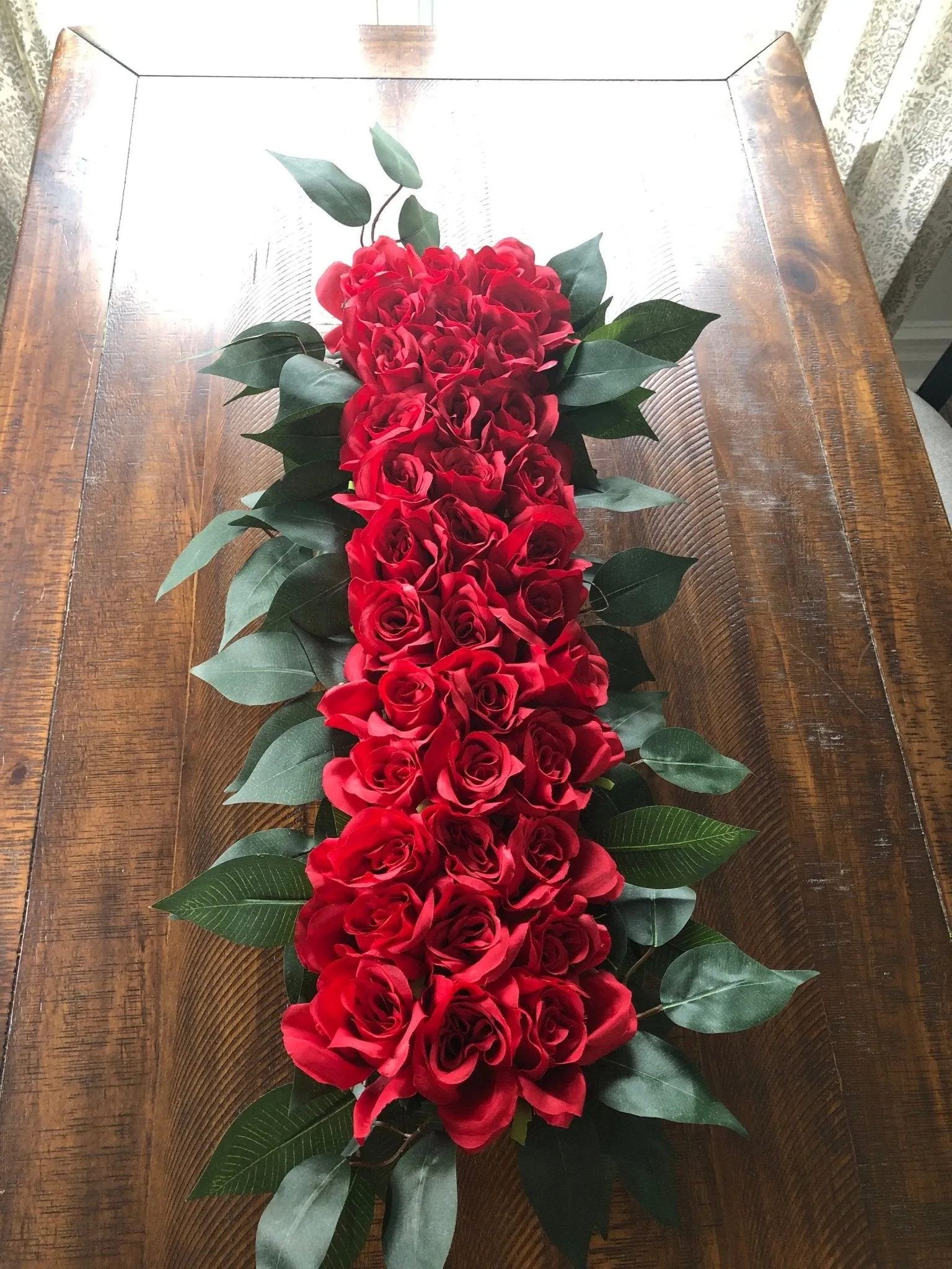 Kentucky Derby-Inspired Red Rose Centerpiece