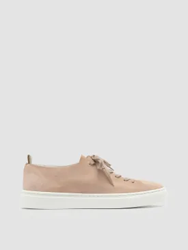 LEGGERA 100 - Rose Suede Low Top Sneakers