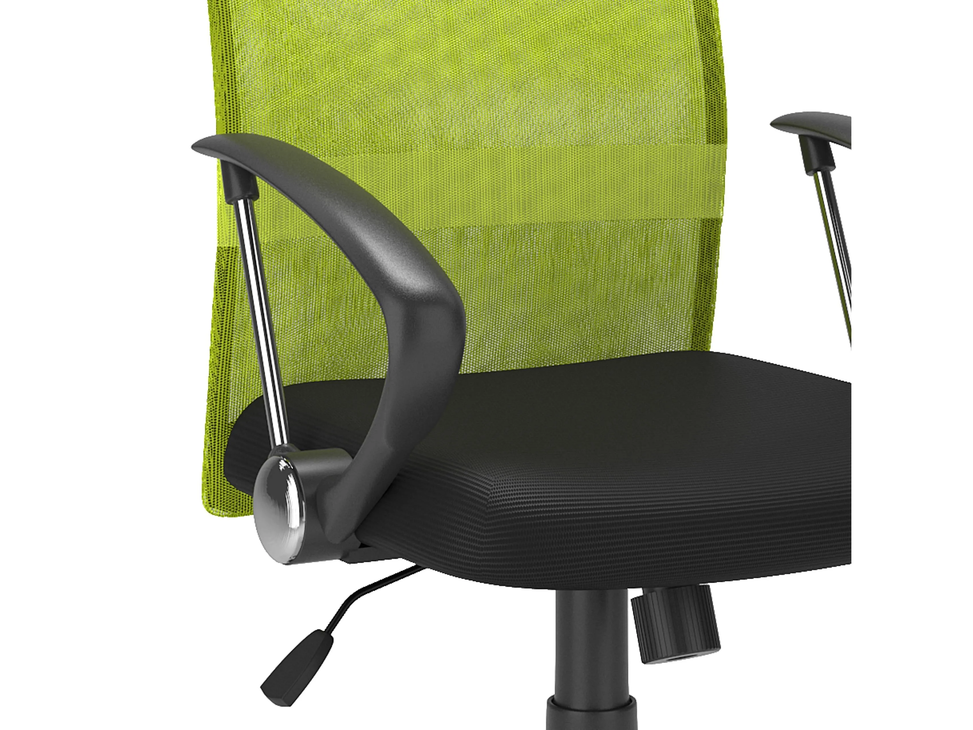 Lime Green Fabric Office Chair