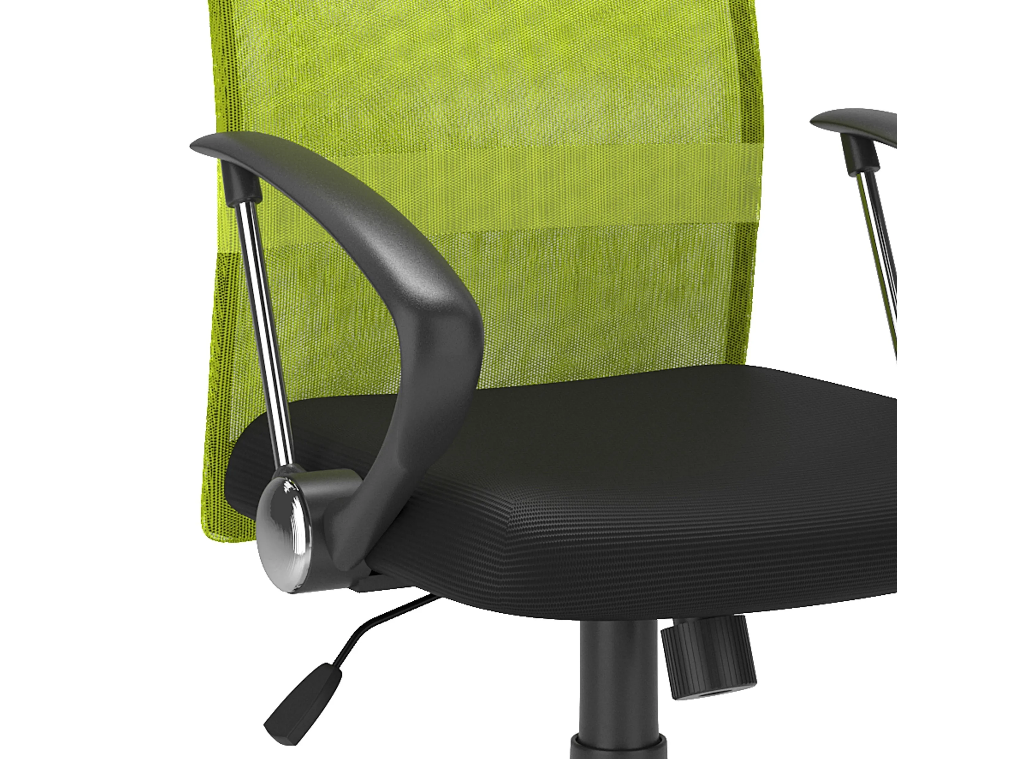 Lime Green Fabric Office Chair