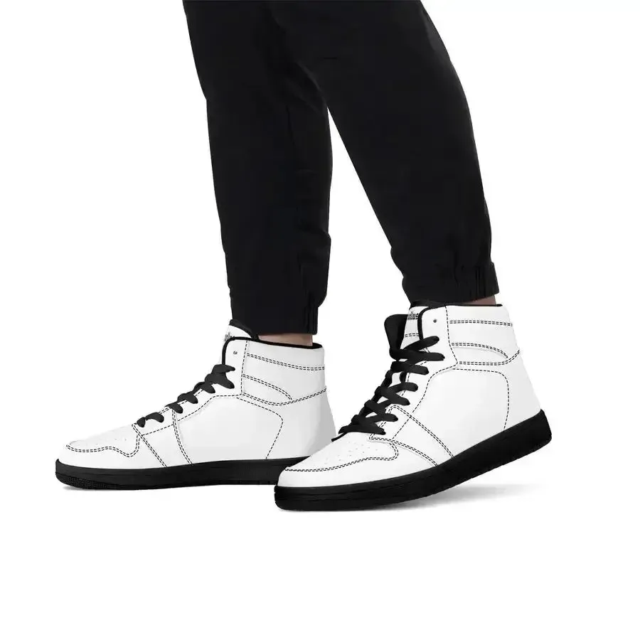 Men’s high top leather sneakers