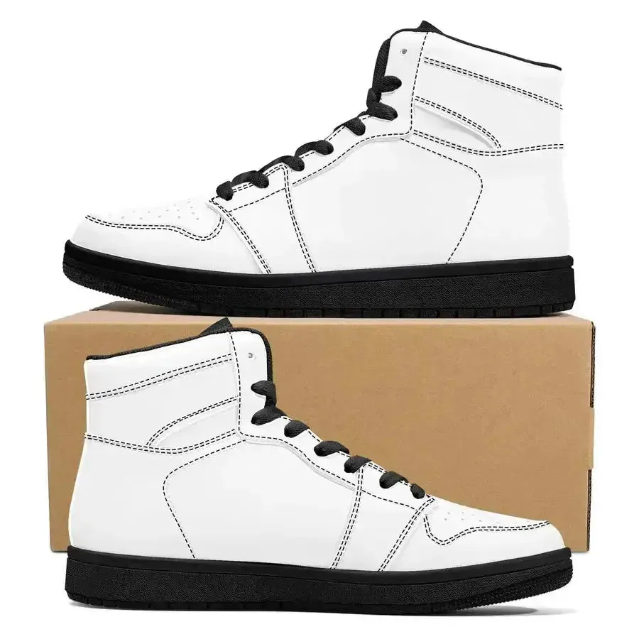 Men’s high top leather sneakers