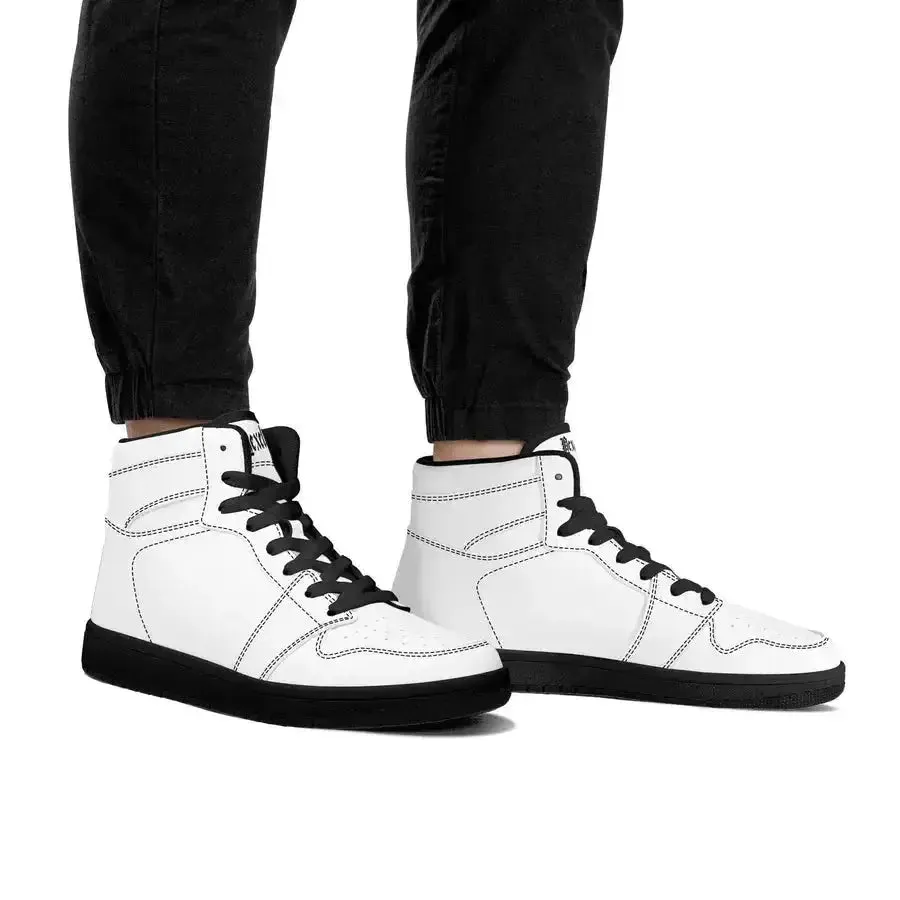 Men’s high top leather sneakers