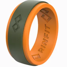 Men's Infinity Silicone Ring, Rinfit-Air. Comfortable & Durable Wedding Band.