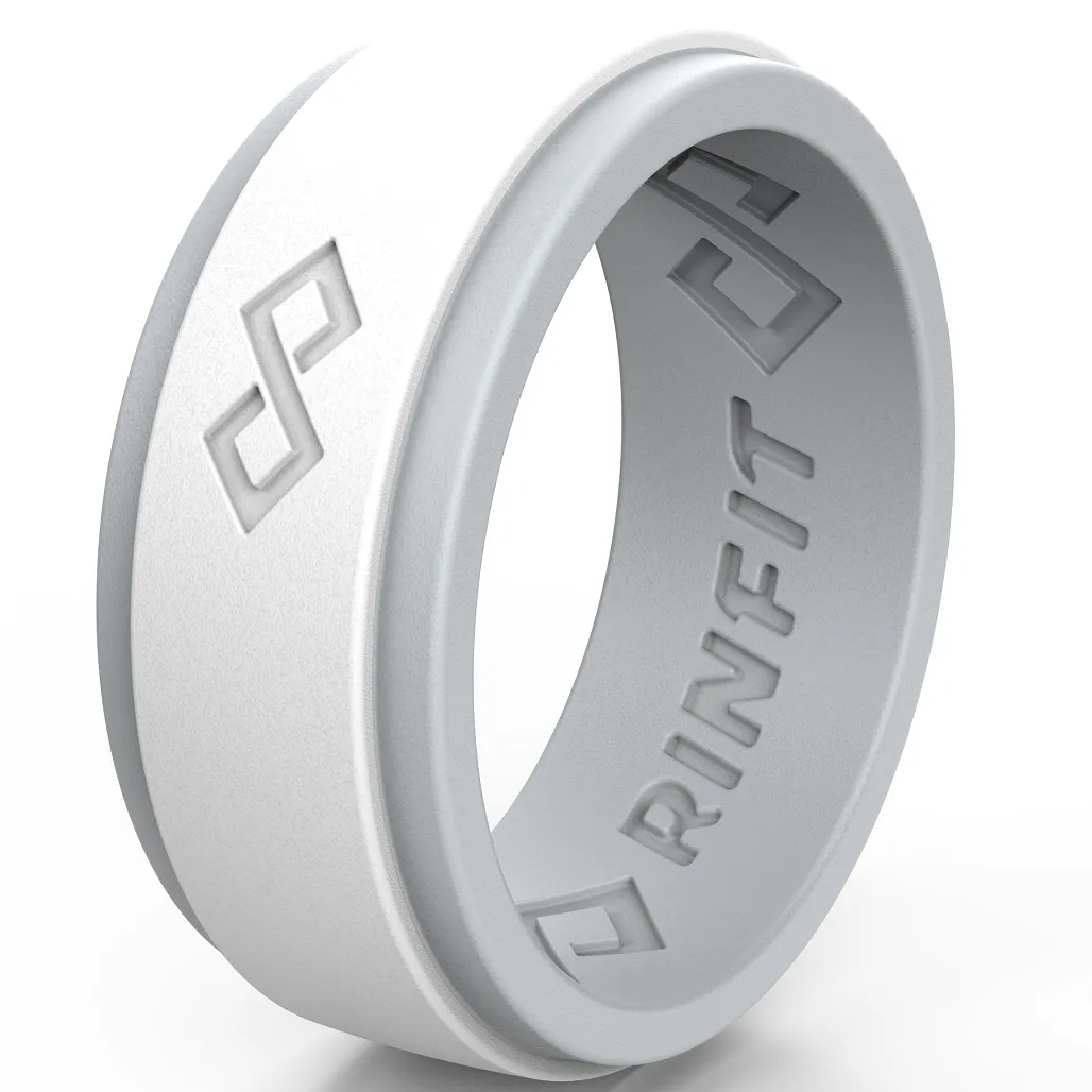 Men's Infinity Silicone Ring, Rinfit-Air. Comfortable & Durable Wedding Band.