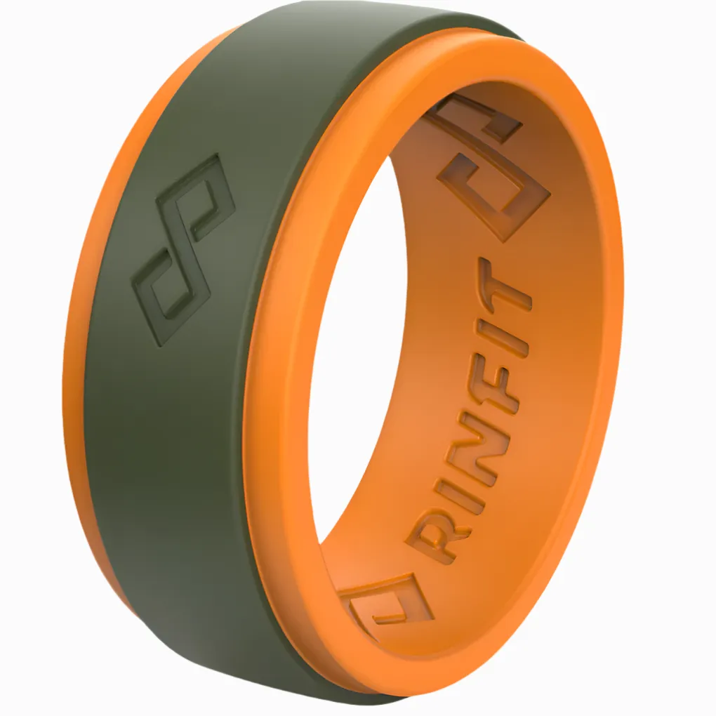 Men's Infinity Silicone Ring, Rinfit-Air. Comfortable & Durable Wedding Band.