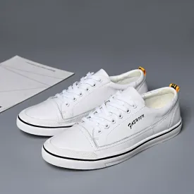 Mens Sneakers Casual Leather Shoes Men Brand White Shoes Male Comfortable Lace-up Walking Shoes High Quality White Sneakers