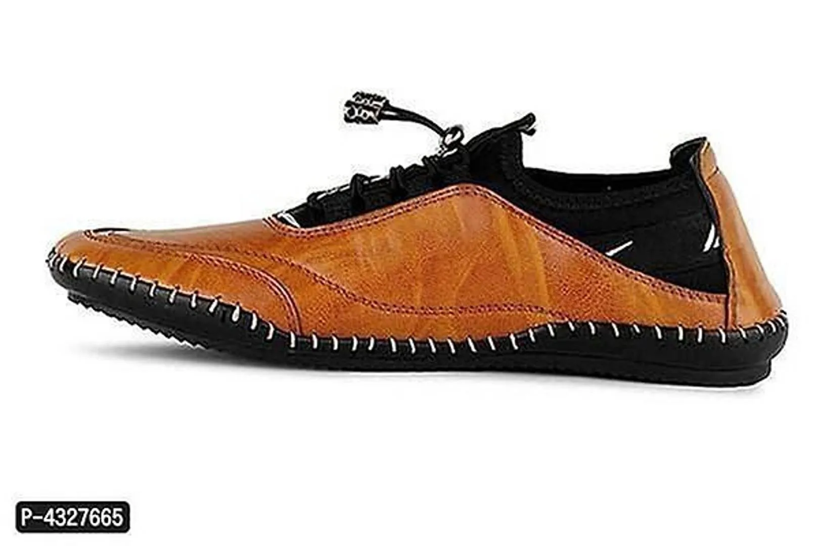 Men's Stylish and Trendy Tan Solid Synthetic Casual Lifestyle Shoes