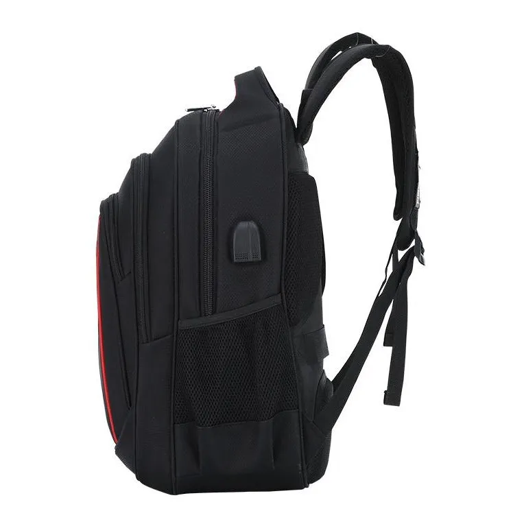 Men's Waterpoof USB Charging Oxford Laptop Backpack