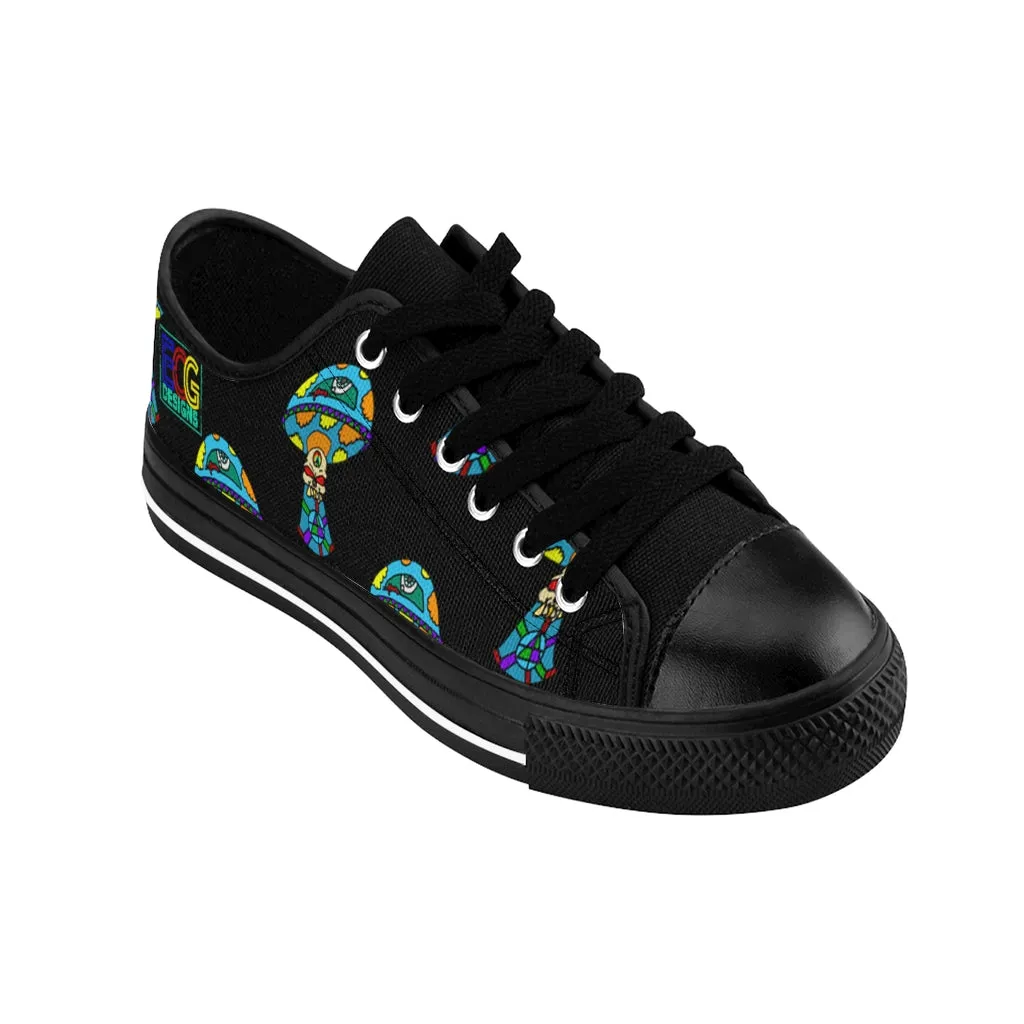 Multicolored Skull Shroom Men's Sneakers