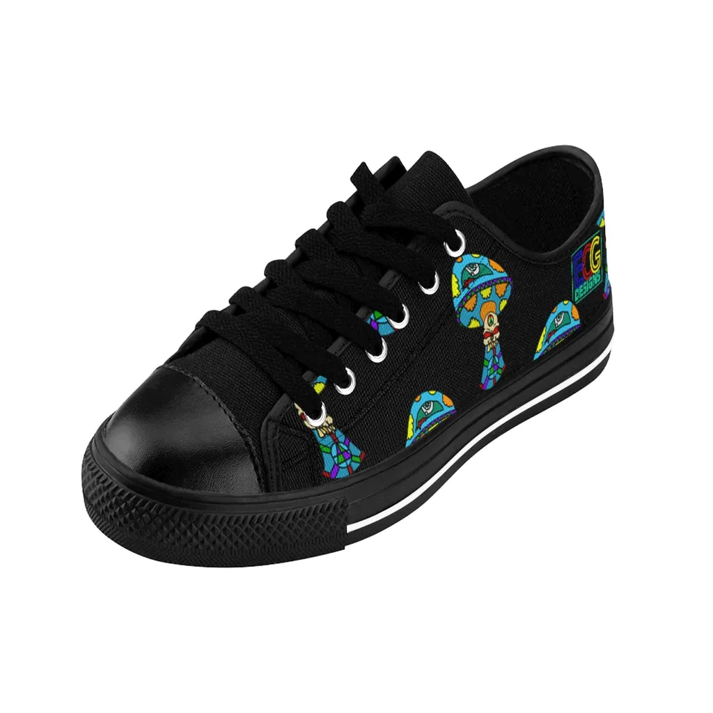 Multicolored Skull Shroom Men's Sneakers