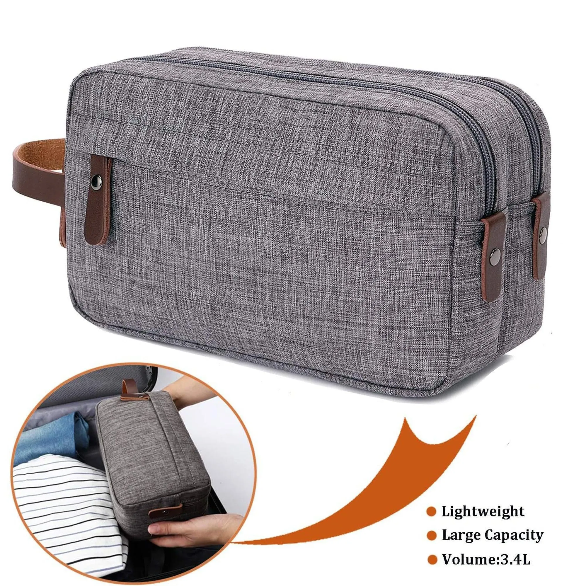 Oxford Canvas Toiletry Organizer Bag