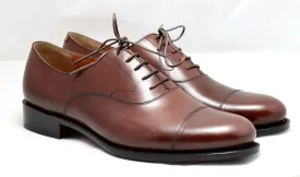 Oxford toecap |  brown | Calf | wide fit