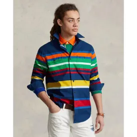 Oxford Work Shirt - Striped - Multi-Coloured