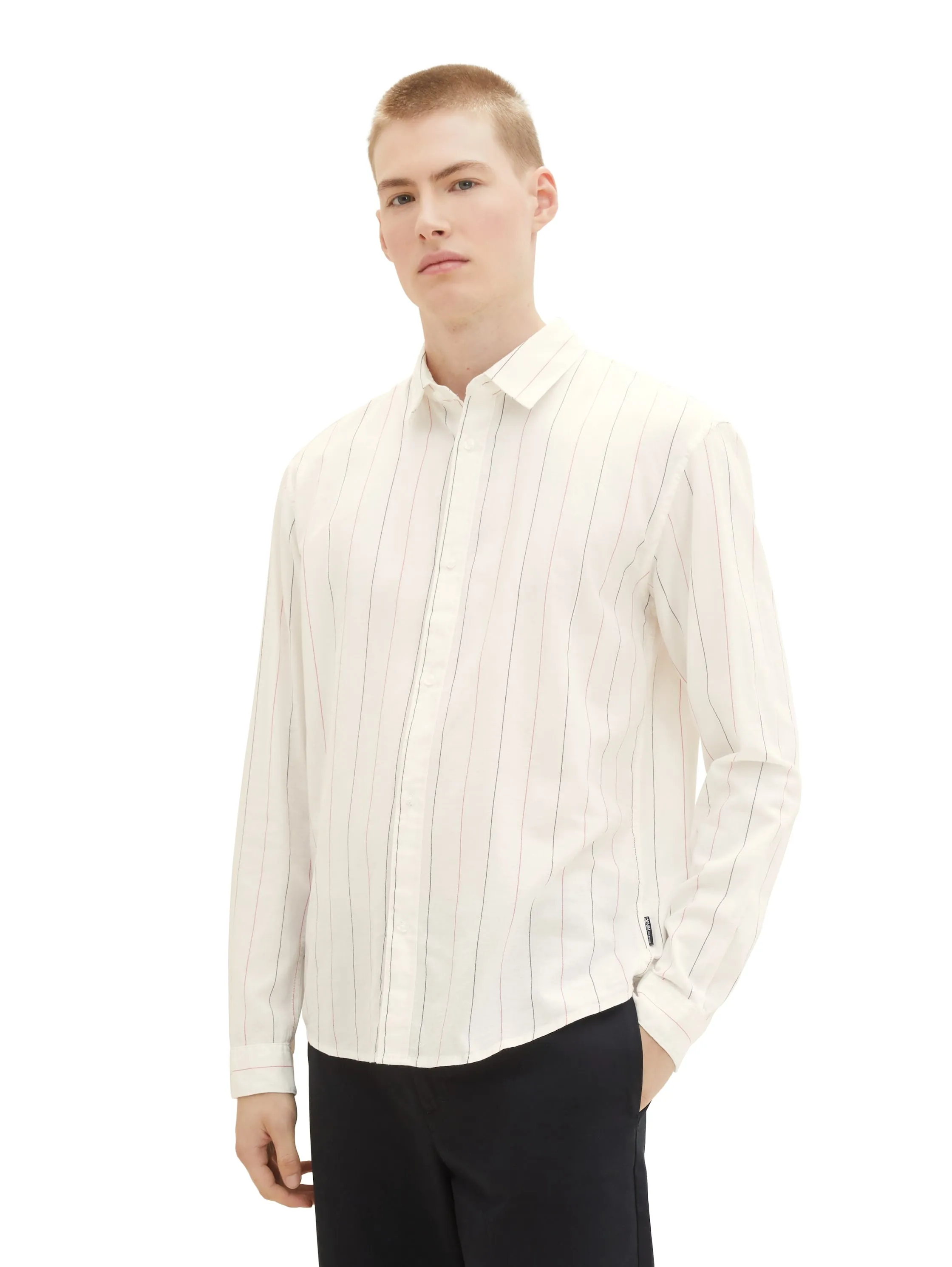 RELAXED STRIPED OXFORD SHIRT