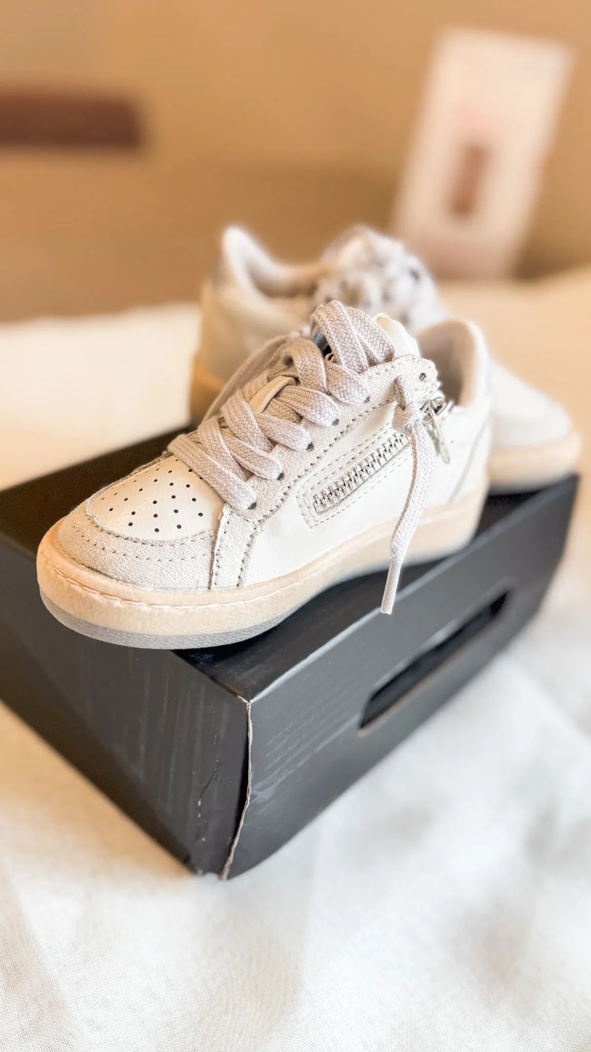 Salma Gold Kids Sneaker By ShuShop