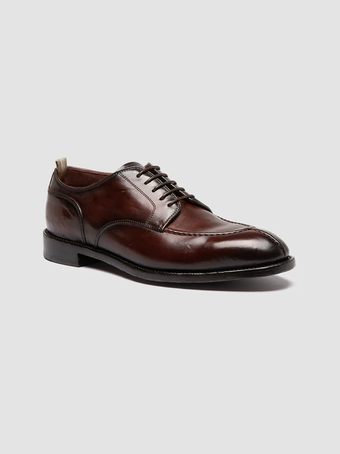 SIGNATURE 005 - Burgundy Leather Derby Shoes