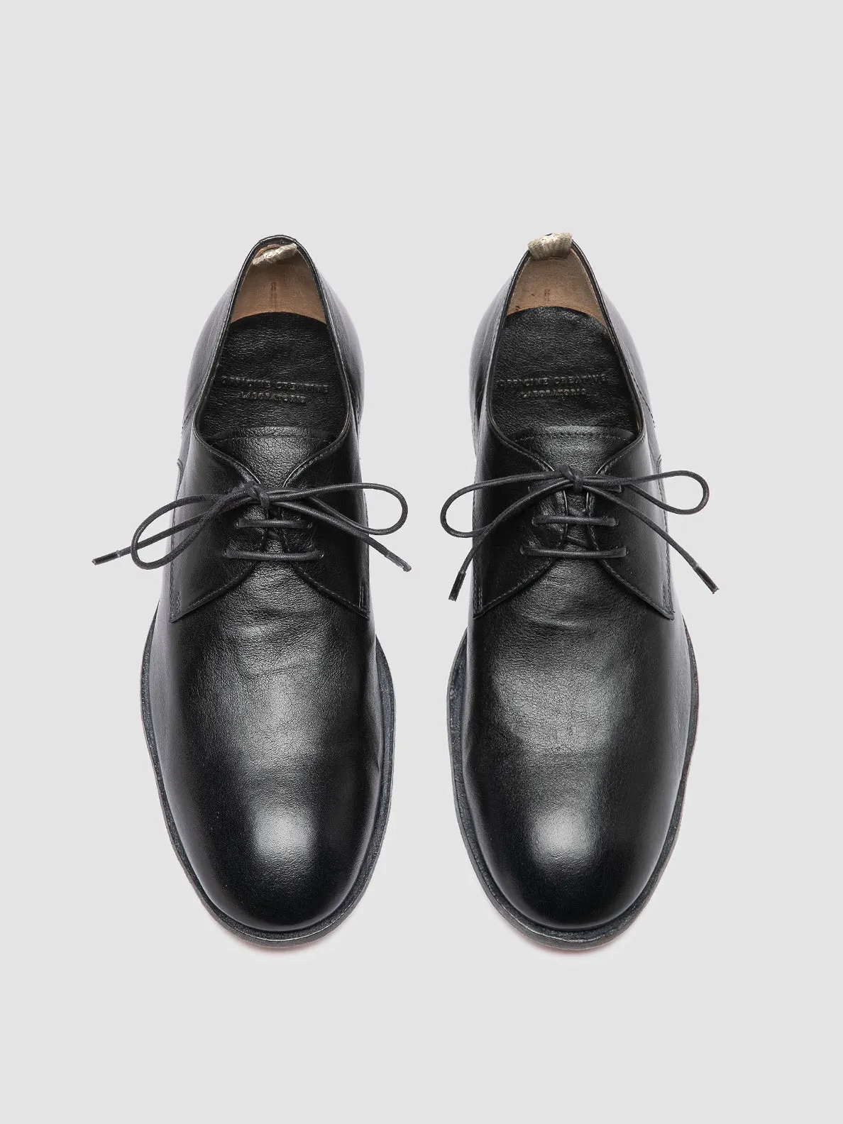 SOLITUDE 002 - Blue Leather Derby Shoes