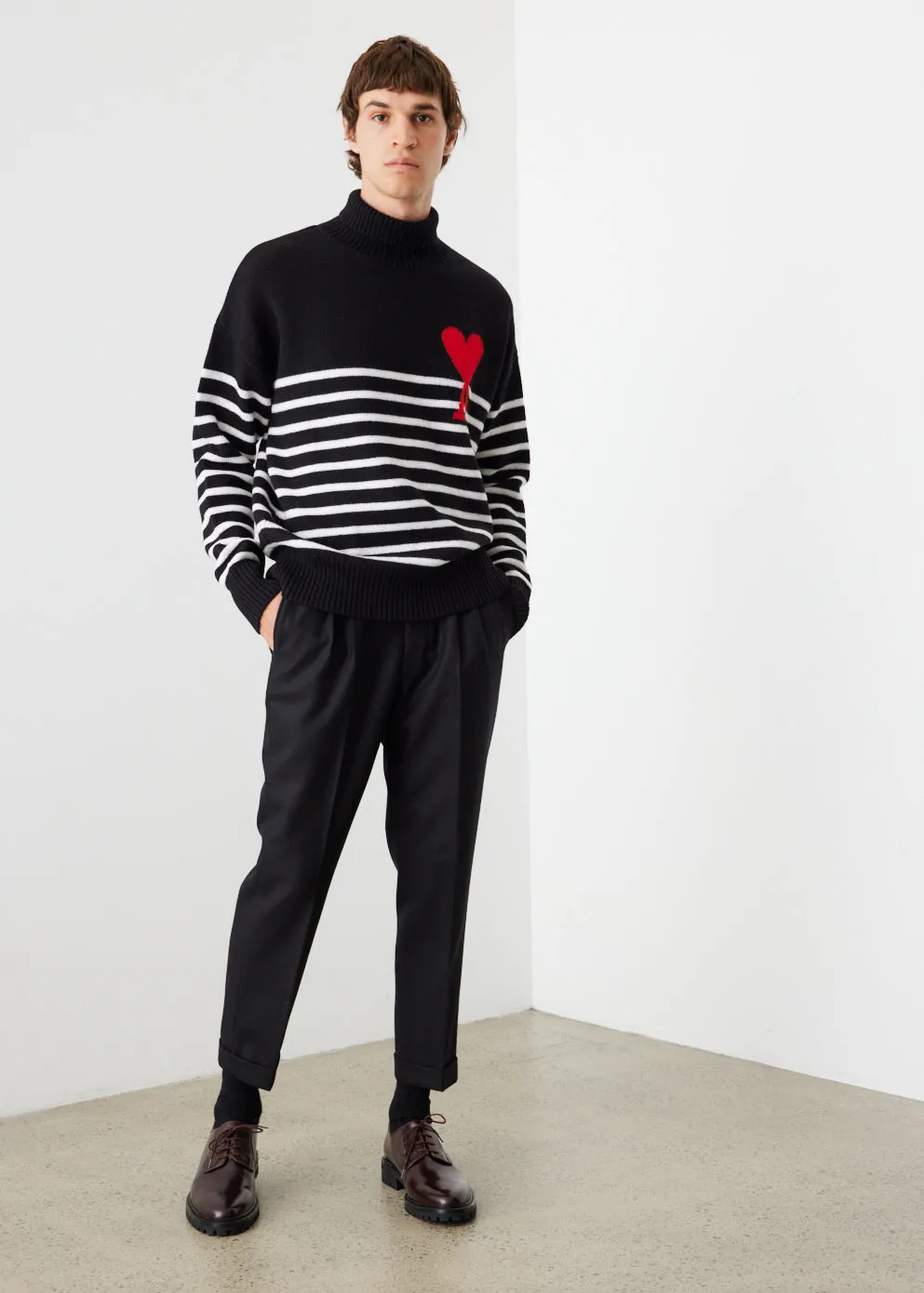 Striped Turtleneck