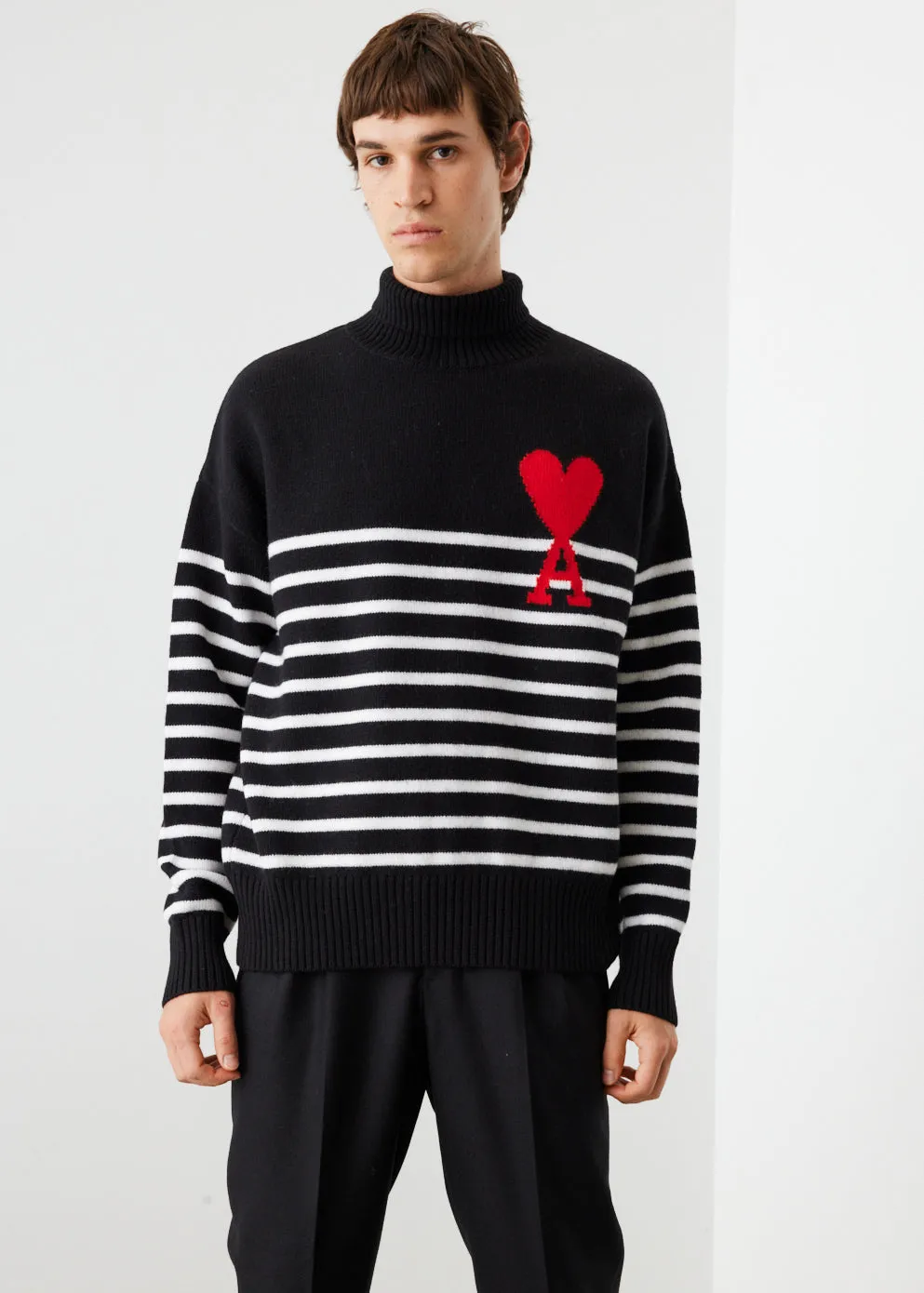 Striped Turtleneck