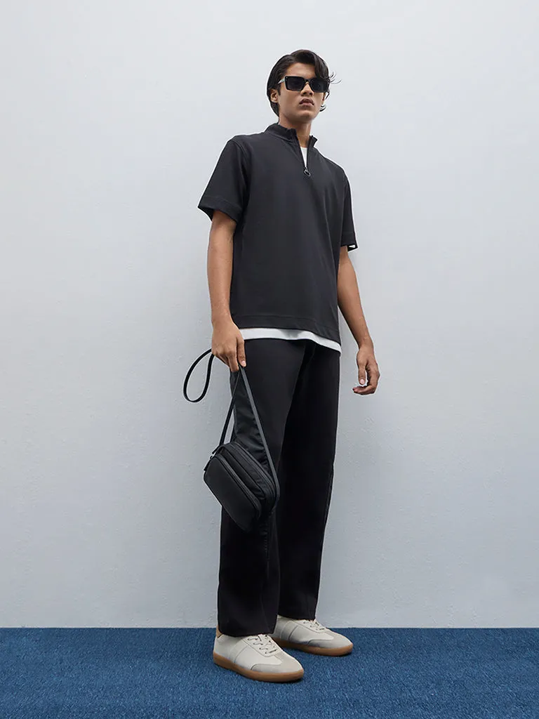 Studiofit Black Relaxed Fit T-Shirt