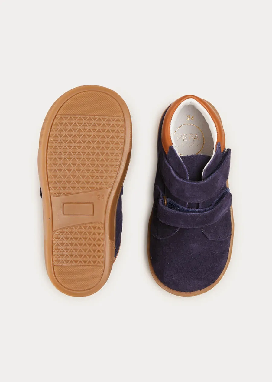 Suede Sneakers in Navy (24-30EU)