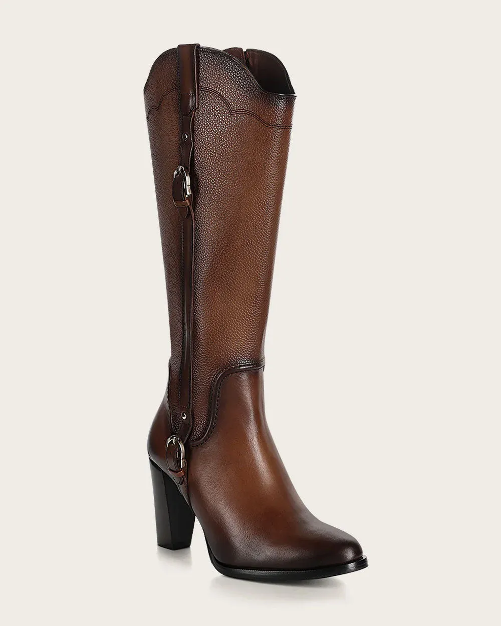 Tall honey deer boot