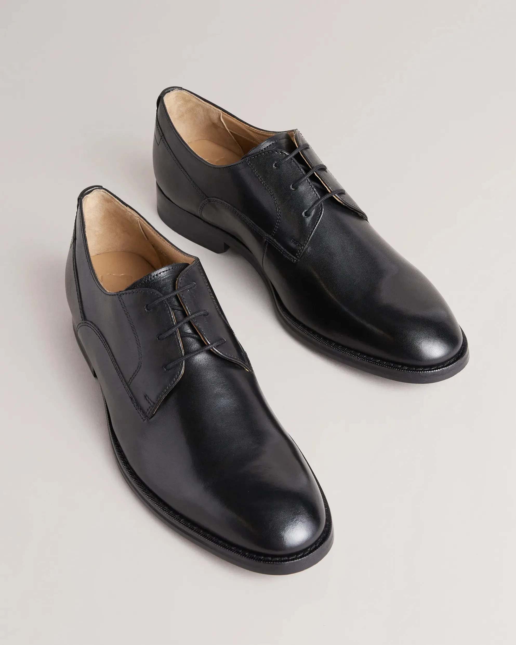 Ted Baker Kampten Formal Leather Derby Shoes | Black