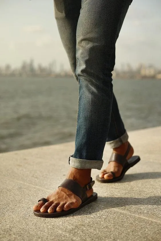 Zoo Dark Brown | Casual Sandals for Men Men